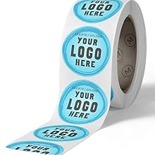 Custom Stickers Label Rolls, Build Your Own Stickers/Labels Any Design Premium Gloss Custom Sticker, Personalized 2