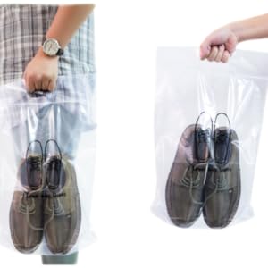 Slider Heavy Duty Clear recycled Bags Resealable Storage Shoes, Boot, Clothing, Linens, Books, Toys And Others 7