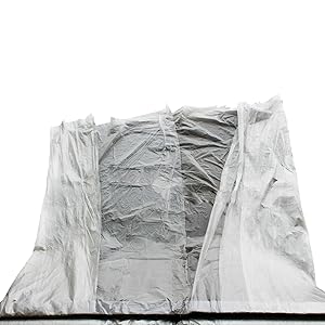 Overspray Protective Sheeting With 233+ Masking Tape (36 Mm), Translucent, Paintable, High Density, Tear Resistan 1