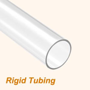 Polycarbonate Rigid Tubing, Wall Thickness PETG Tube, Clear DIY Acrylic Tube Lexan Tubing Unbreakable 1