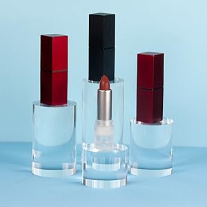 Acrylic Cube Cylinder Round Photo Props, Transparent Solid Acrylic Display Blocks For Photography Boutique Jewelry 4