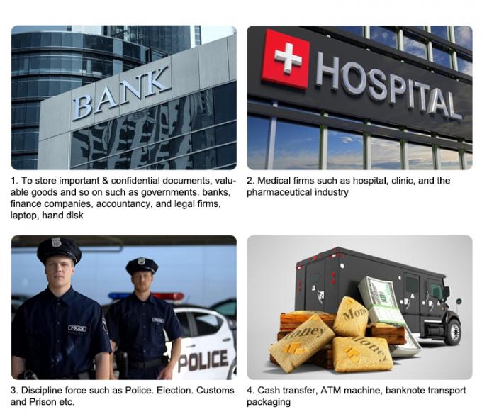 Temper Evident Bag, Void Tape Bag, Evidence Bag, Exam Plastic Security Bags Paper Shipping Transit Security Tamper Evident Bags 4