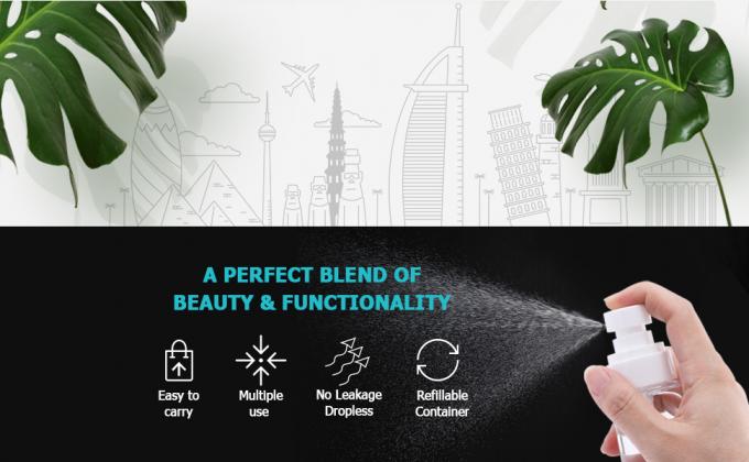 Plastic Spray Bottles Empty Spray Bottle 16.9oz/500ml 2 Pack Heavy Duty Spraying Bottles Mist/Stream Water Bottle For Cleaning Solutions, Essential Oils, Hair (Clear) 0