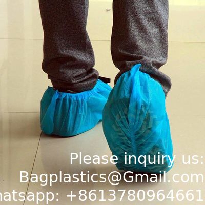 quality  Cover Shoes Medical Anti-Skid Waterproof Surgical Disposable Non Woven Shoe Cover For Dental Hospital factory