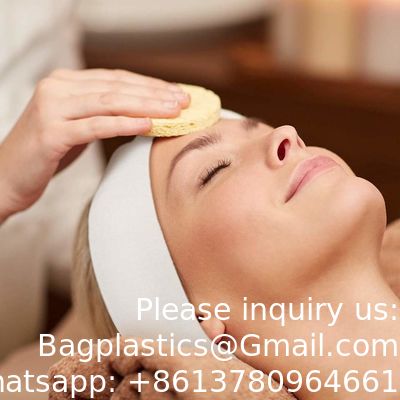 quality  Disposable Spa Elastic Headbands Stretch Non-Woven Women Facial Headband Soft Skin Care Hair Band With Convenient factory
