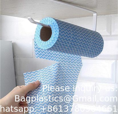 quality  Eco Friendly Kitchen Cleaning Towels Nonwoven Dish Cloth Roll Disposable Washable Kitchen Cloths factory