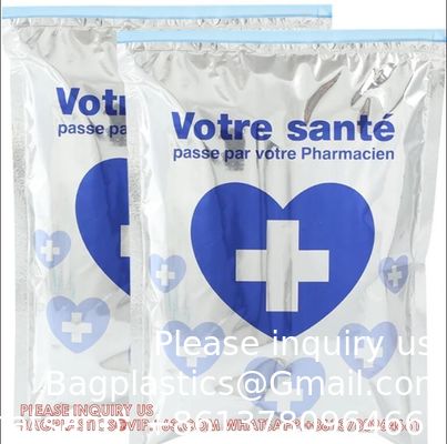 quality  Sustainable Recyclable Custom Size Foil Liner Insulation Bag Fruit Fresh-Keeping Medicines Thermal Cooler Bag factory