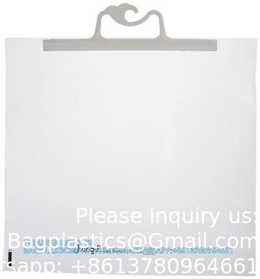 quality  Hanging Storage Bags, 10-Pack Of 12 X 9-Inch Clear Plastic Bags For Classroom, Library, And Pharmacy Use factory