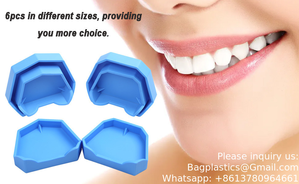 Dental Lab Model Base Former Molds – Tray Loading With Notches – Color Coded 6/Set – House Brad