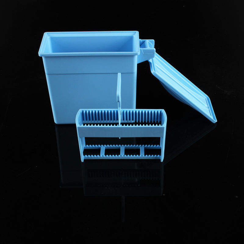 Pathological Analysis Equipments Glass Slide Staining Rack Histology