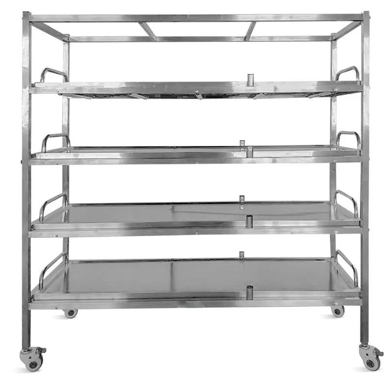 304 Stainless Steel Bodies Rack 2/3/4/12 Tiers Corpses Storage Rack ...