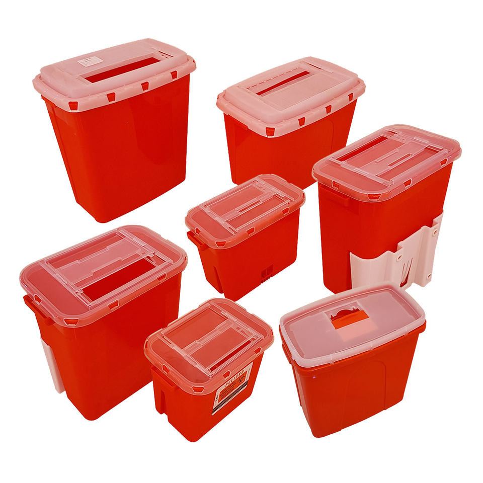 Custom Disposable Sterile Syringe Safety Box Container Needle Plastic ...