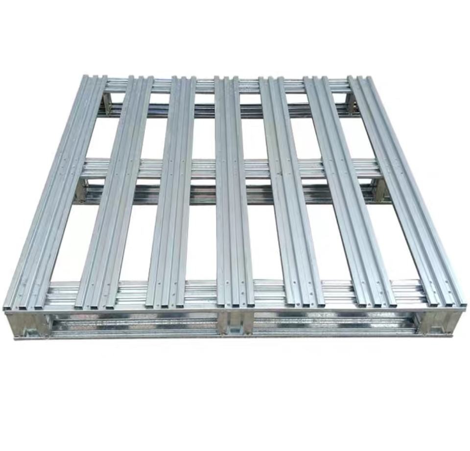 Galvanized Finished Steel Pallet, Uniform Floor Static Capacity 8000 Lb ...