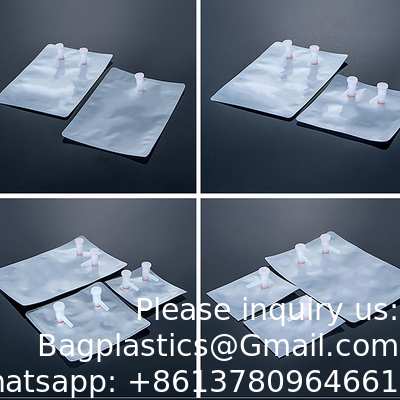 Tedlar PVF Gas Sampling Bag 0.5L 1L 3L - Pack Of 10 - Air Sampling Bag - Polypropylene/Stainless Steel/PTFE Fitting
