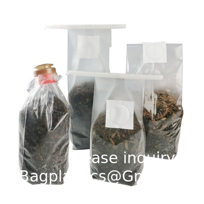 Autoclavable Plant Grow Bag Spawn Bags Farm Mushroom Spawn Bags 0.2microns Filter Patch Mushroom Substrate Bags