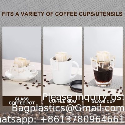 Non Woven Fabric Disposable Portable Drip Coffee Tea Filter Bags Hanging Filters And Hanging Ear Drip Coffee Filter Bag