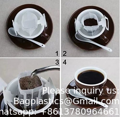Disposable Hanging Ear Drip Filter Bag, Portable Use For The Home, Outdoor, Travel, Camping, Office, And On The Go