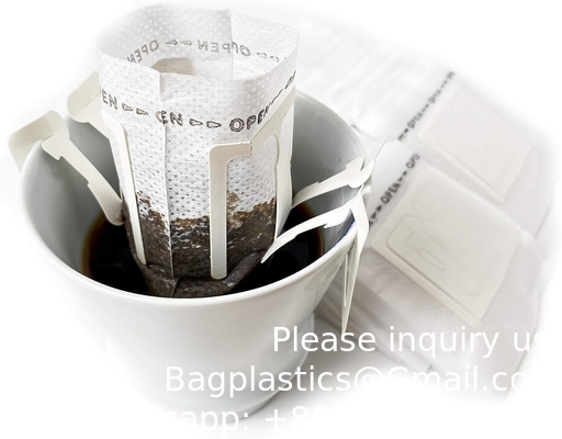 Disposable Hanging Ear Drip Filter Bag, Portable Use For The Home, Outdoor, Travel, Camping, Office, And On The Go