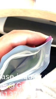 Soft Touch Smell Proof Stand Up Pouches Edible Packaging Child Resistant Printed 3.5 Custom Mylar Bags