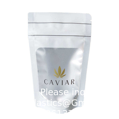 Stand Up Pouch Child Resistance Mylar Bags 3.5 Customized Logo Smell Proof Mylar Bags Zipper Top 1 Gram Mylar Bags