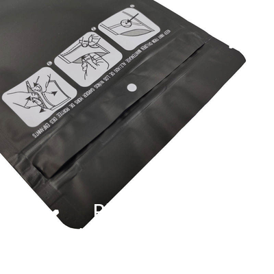 Stand Up Pouch Child Resistance Mylar Bags 3.5 Customized Logo Smell Proof Mylar Bags Zipper Top 1 Gram Mylar Bags
