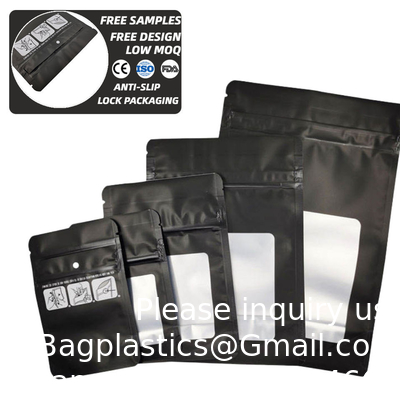 Stand Up Pouch Child Resistance Mylar Bags 3.5 Customized Logo Smell Proof Mylar Bags Zipper Top 1 Gram Mylar Bags