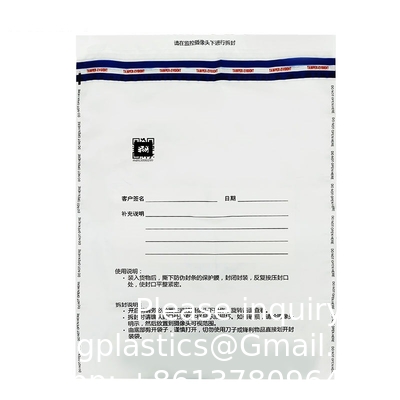 Void Tape Bag, Evidence Bag, Exam Plastic Security Bags Paper Shipping Transit Security Tamper Evident Bags