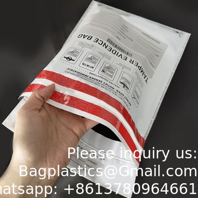Void Tape Bag, Evidence Bag, Exam Plastic Security Bags Paper Shipping Transit Security Tamper Evident Bags