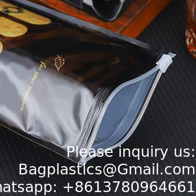 Slider Lock Closure Customization Printing Pouches Humidity-Proof Tobacco Cigar Bags Ziplock Cigar Packaging Bag