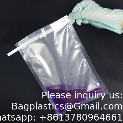 Laboratory Filter Blender Sterile Bags For Sample Collection Medical Lab Sterile Sampling Bags With Wire