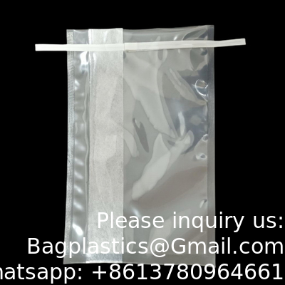 Sterile Sampling Bags Sterile Sample Bag With Wires Marking Area 190mm X 300mm 400ml Blender Bags With Filter