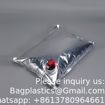 Easy To Carry 1l 3l 5l 10l Wine Bags Packaging Bib Bag In Box With Spout BIB Box Bag, Bag In Box, Cold Coffee Pouch