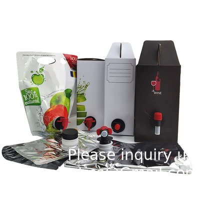 Easy To Carry 1l 3l 5l 10l Wine Bags Packaging Bib Bag In Box With Spout BIB Box Bag, Bag In Box, Cold Coffee Pouch