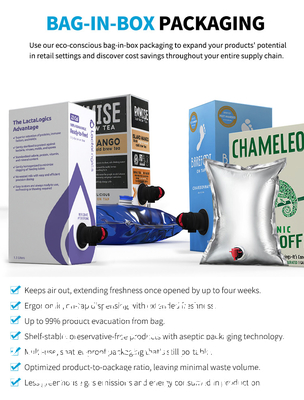 Easy To Carry 1l 3l 5l 10l Wine Bags Packaging Bib Bag In Box With Spout BIB Box Bag, Bag In Box, Cold Coffee Pouch