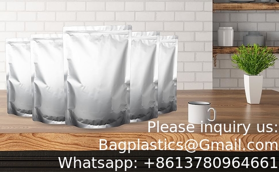 Resealable Smell Proof Aluminum Foil Heavy Duty Mylar Bags Food Storage Bags Mylar 5 Mil Thick Large Mylar Bags