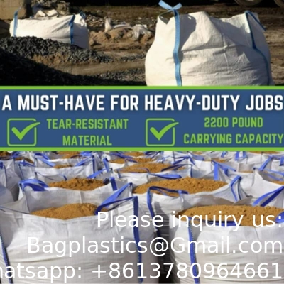 2000kg 1000kg Jumbo Fibc Bulk Container Aluminum Foil Liner Fibc Big Bag Aluminum Foil Packaging Bags