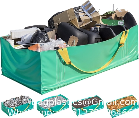 5 Ton Waste Garbage Collection Landscaping Garden Dumpster Skip Bag Super Sacks Custom Skip Dumpster PP Jumbo Bag
