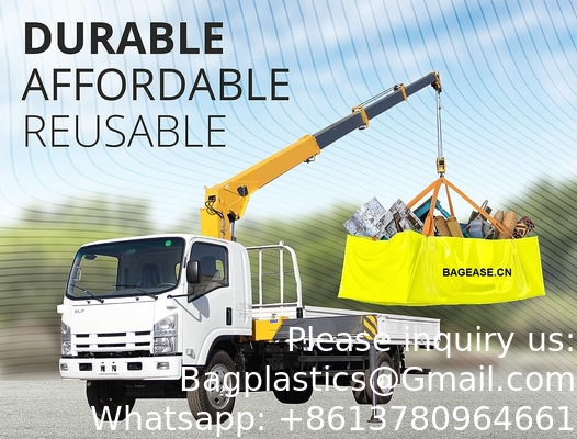 5 Ton Waste Garbage Collection Landscaping Garden Dumpster Skip Bag Super Sacks Custom Skip Dumpster PP Jumbo Bag