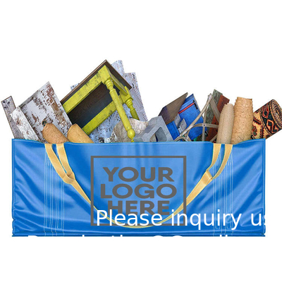 Dumpster Bag - Foldable and Reusable Trash Bag for Waste Management, Multiple Times Use Renovations Tear Resistant