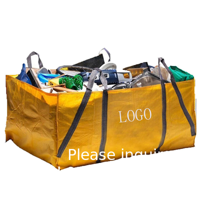 Dumpster Bag - Foldable and Reusable Trash Bag for Waste Management, Multiple Times Use Renovations Tear Resistant
