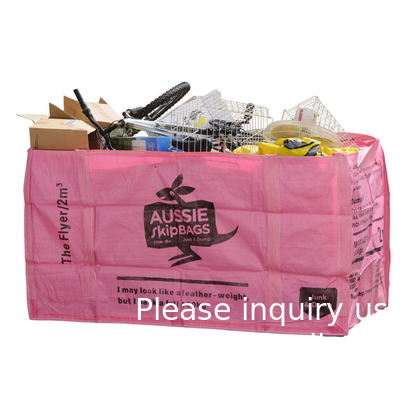 Dumpster Bag - Foldable and Reusable Trash Bag for Waste Management, Multiple Times Use Renovations Tear Resistant