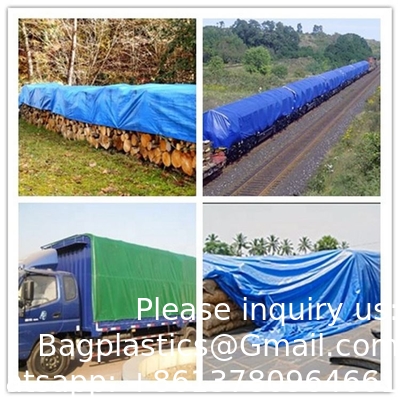 Blue Color PE Tarpaulin Waterproof Awning Cloth Made In CHINA Hot Sale Long Life Tarpulins 1500D Car Cover