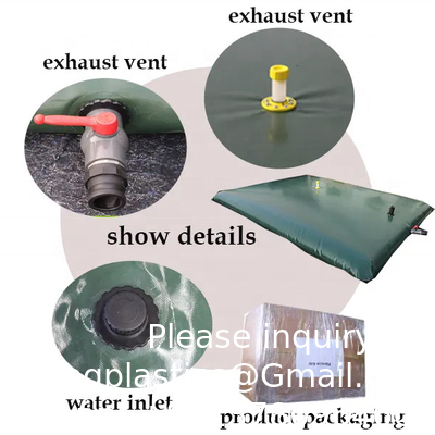 Custom Water Storage Bladder Oil Industry Liquid Storage Outdoor Collapsible 2000l~20000Large Pillow Water Tank