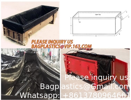 Extra Lagrge Woven Drawstring Dumpster Container 20 Yard Drawstring Black Dumpster Container Liners For Bagplastics