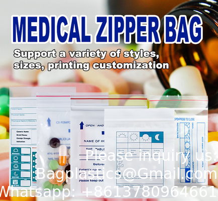 Wholesale Sample Bag Biohazard Specimen Transport Bag Transparent 95kPa Biohazard Bag Specimen Transport Bag
