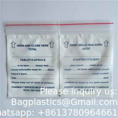Biohazard Specimen Bags,100pcs 6x9in/15x25cm With Biohazard Red Logo Printing, Ziplock Top Sample Bags Outside Pocket