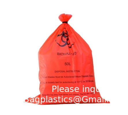 Biodegradable Plastic Hospital Biohazard Waste Bags Biohazard Bags Price Autoclavable Temperature Indicator Patch