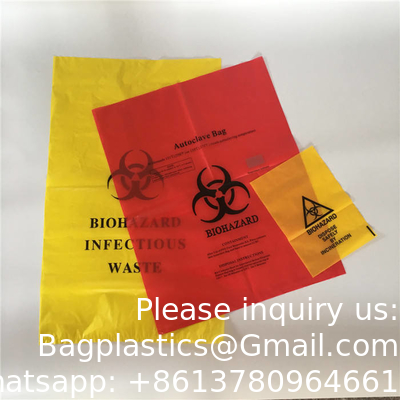 Biodegradable Plastic Hospital Biohazard Waste Bags Biohazard Bags Price Autoclavable Temperature Indicator Patch