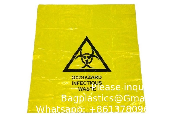 Biodegradable Plastic Hospital Biohazard Waste Bags Biohazard Bags Price Autoclavable Temperature Indicator Patch
