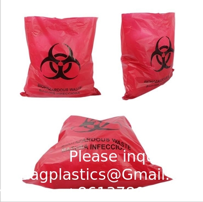 Biodegradable Plastic Hospital Biohazard Waste Bags Biohazard Bags Price Autoclavable Temperature Indicator Patch